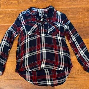 Charlotte Russe plaid top